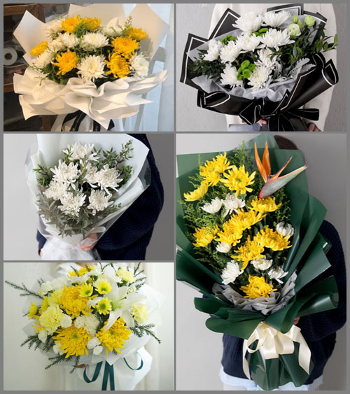 重庆涪陵区荔枝街道白事花束代送